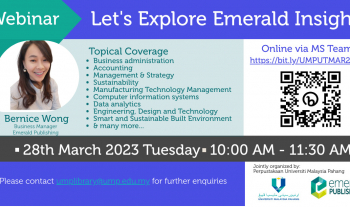 Kelas pendidikan pengguna : let’s explore emerald insight